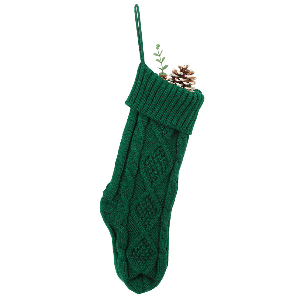 Wholesale Large Knitted Woolen Christmas Stockings